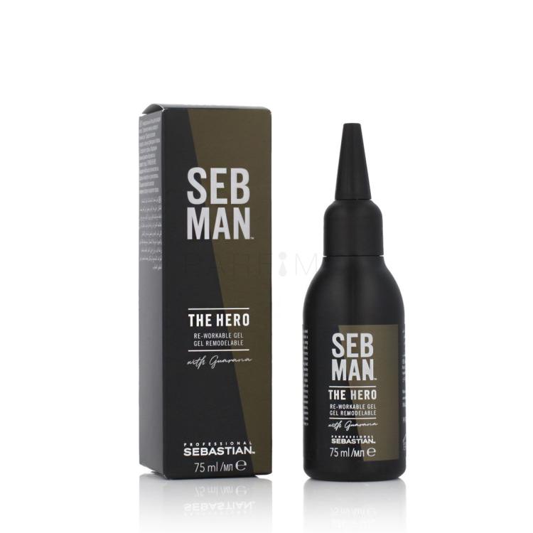 Sebastian Professional Seb Man The Hero Re-Workable Gel Gel de păr pentru bărbați 75 ml