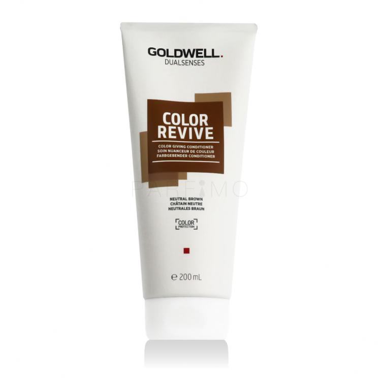 Goldwell Dualsenses Color Revive Color Giving Conditioner Neutral Brown Balsam de păr pentru femei 200 ml