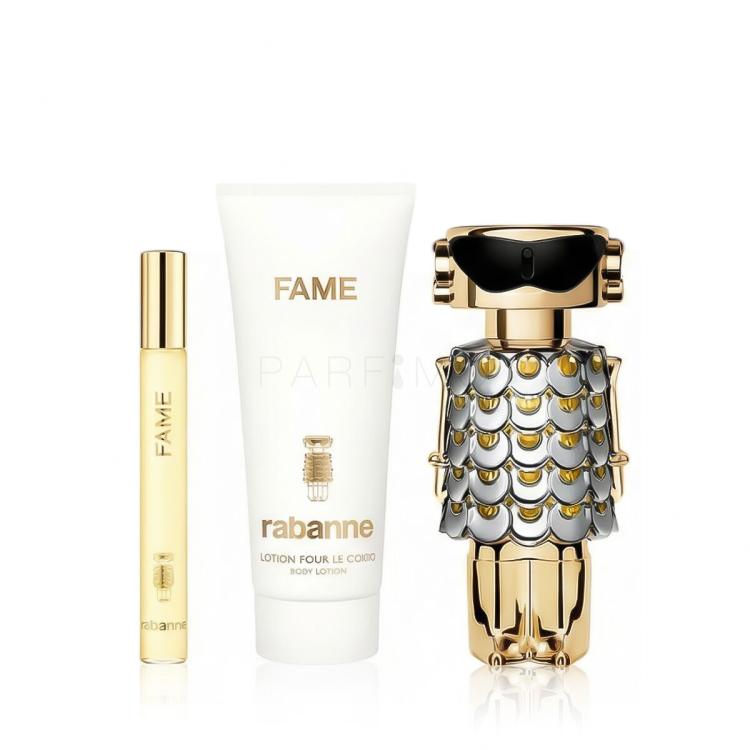 Paco Rabanne Fame Set cadou EDP 80 ml + lotiune de corp 100 ml + EDP 10 ml