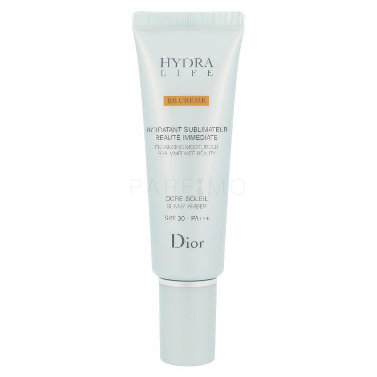 Christian Dior Hydra Life Enhancing Moisturizer SPF30 Cremă BB pentru femei 50 ml Nuanţă 03 Sunny Amber