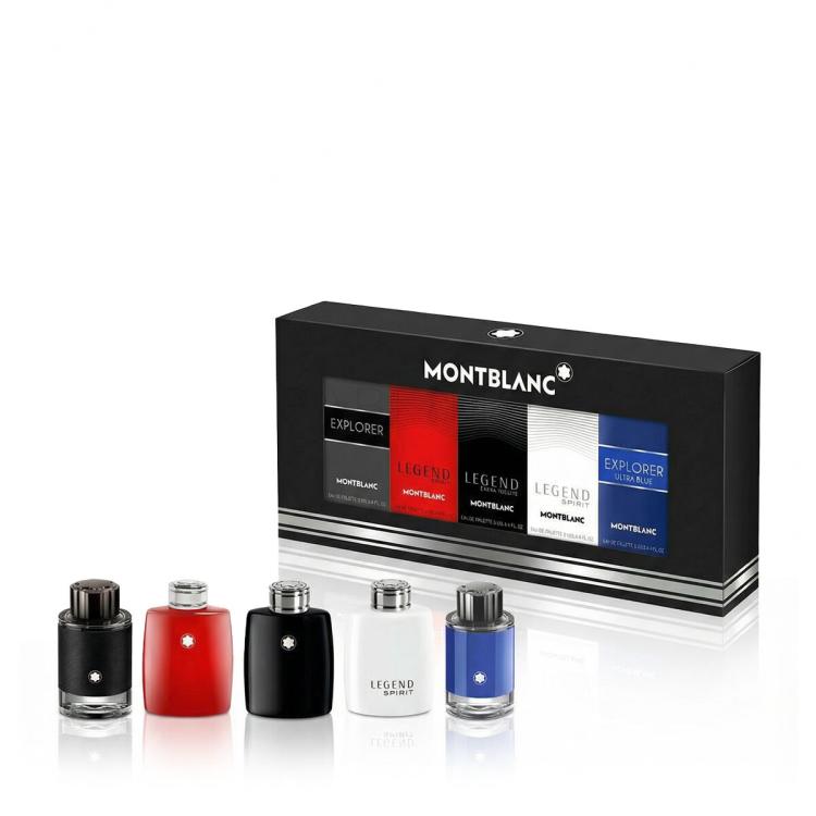 Montblanc Discovery Set Set cadou EDP Legend Red 4,5 ml + EDP Explorer 4,5 ml + EDP Explorer Platinum 4,5 ml + EDT Legend Spirit 4,5 ml + EDT Legend 4,5 ml