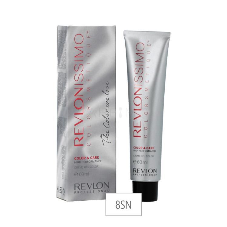 Revlon Professional Revlonissimo Colorsmetique Color &amp; Care High Performance Creme Gel Color Vopsea de păr pentru femei 60 ml Nuanţă 8SN