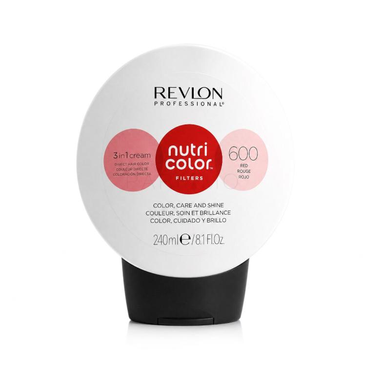 Revlon Professional Nutri Color Filters 3in1 Cream Vopsea de păr pentru femei 240 ml Nuanţă 600 Red