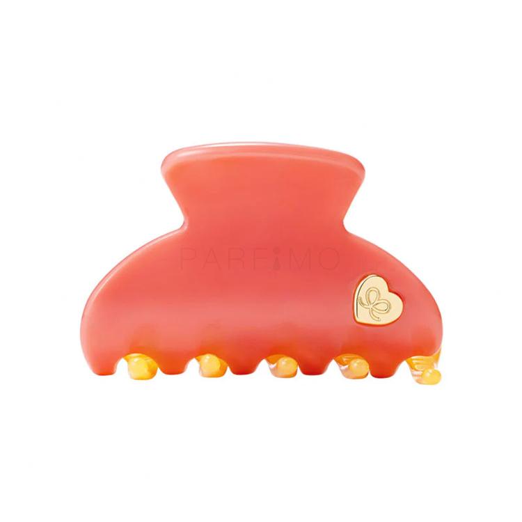 By Eloise London Medium Hair Claw Gold Heart Clemă de păr pentru femei 1 buc Nuanţă Coral Sunset