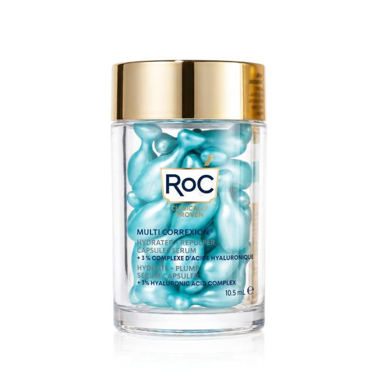 RoC Multi Correxion Hydrate + Plump Serum Capsules Ser facial pentru femei 30 buc