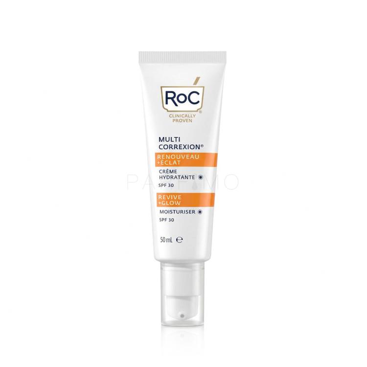 RoC Multi Correxion Revive + Glow Moisturiser SPF30 Cremă de zi pentru femei 50 ml