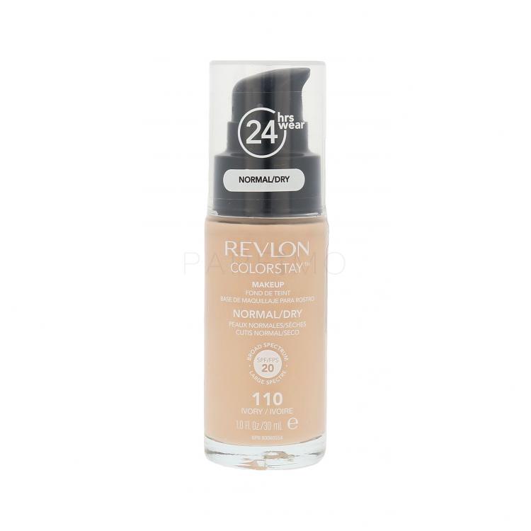 Revlon Colorstay Normal Dry Skin SPF20 Fond de ten pentru femei 30 ml Nuanţă 110 Ivory