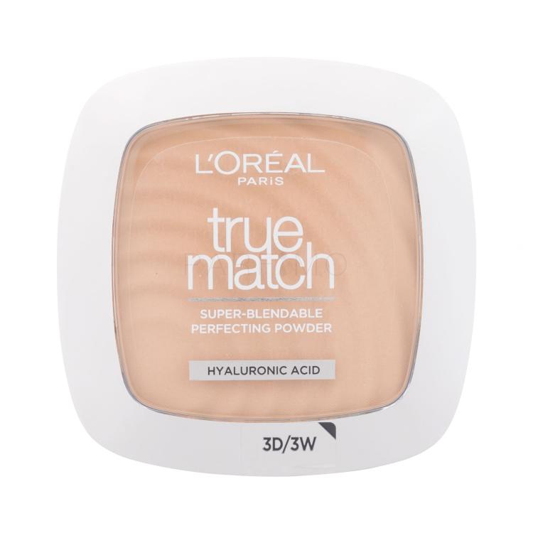 L&#039;Oréal Paris True Match Pudră pentru femei 9 g Nuanţă 3.D/3.W Dore Warm