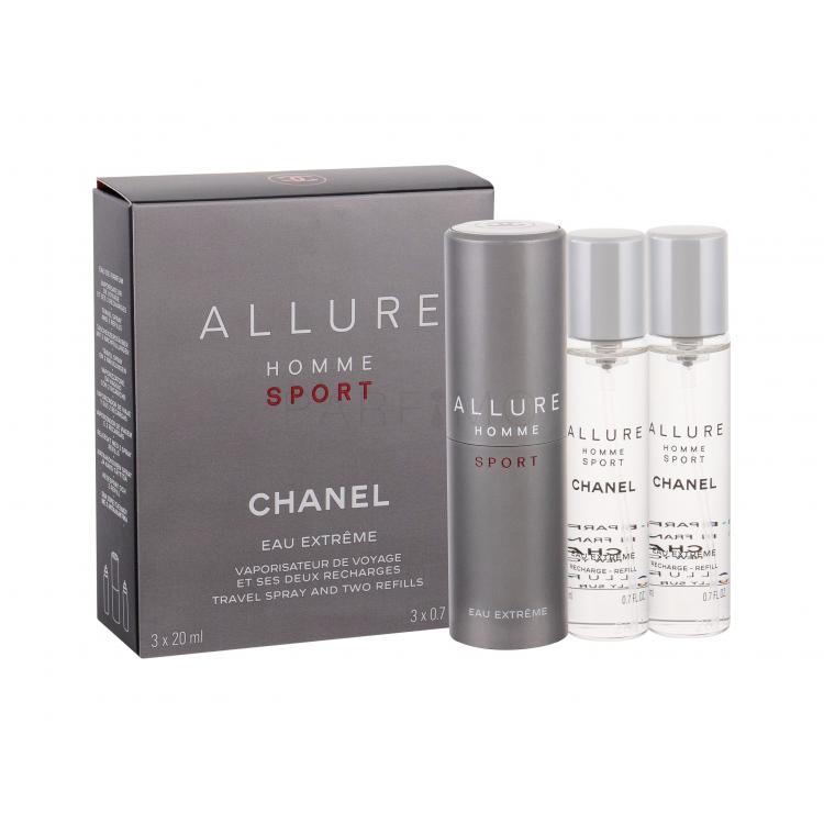 Chanel Allure Homme Sport Eau Extreme Apă de toaletă pentru bărbați Rasucire flacon 3x20 ml