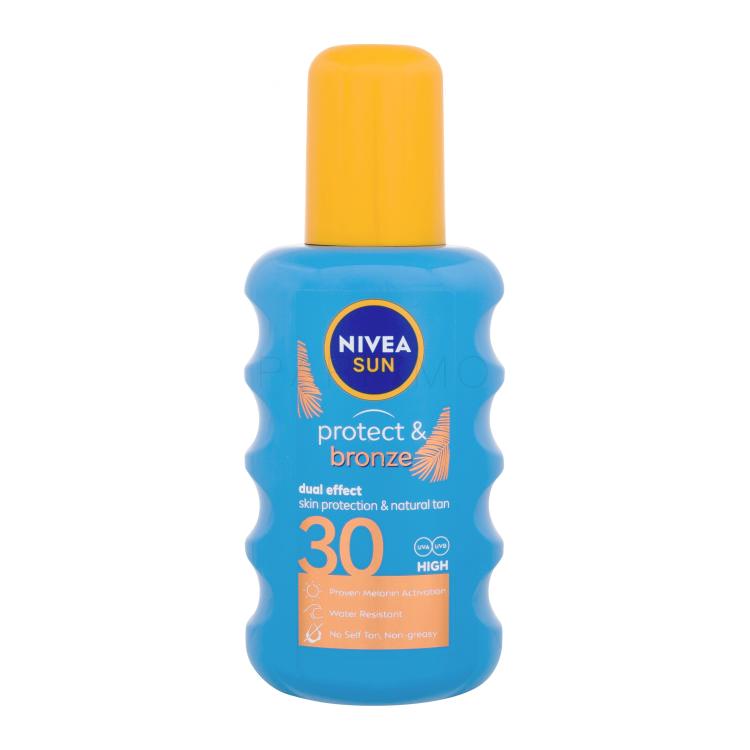 Nivea Sun Protect &amp; Bronze Sun Spray SPF30 Pentru corp 200 ml