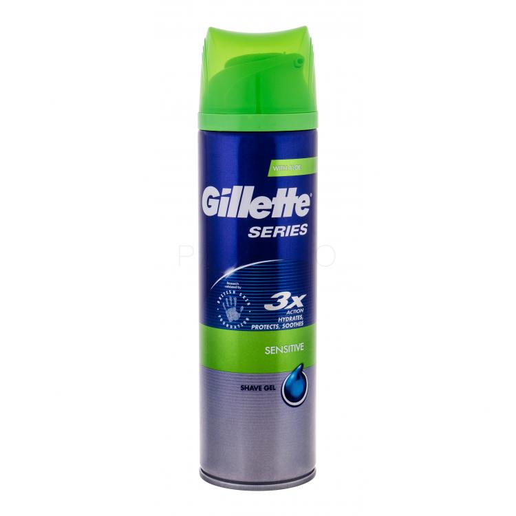 Gillette Series Sensitive Gel de ras pentru bărbați 200 ml