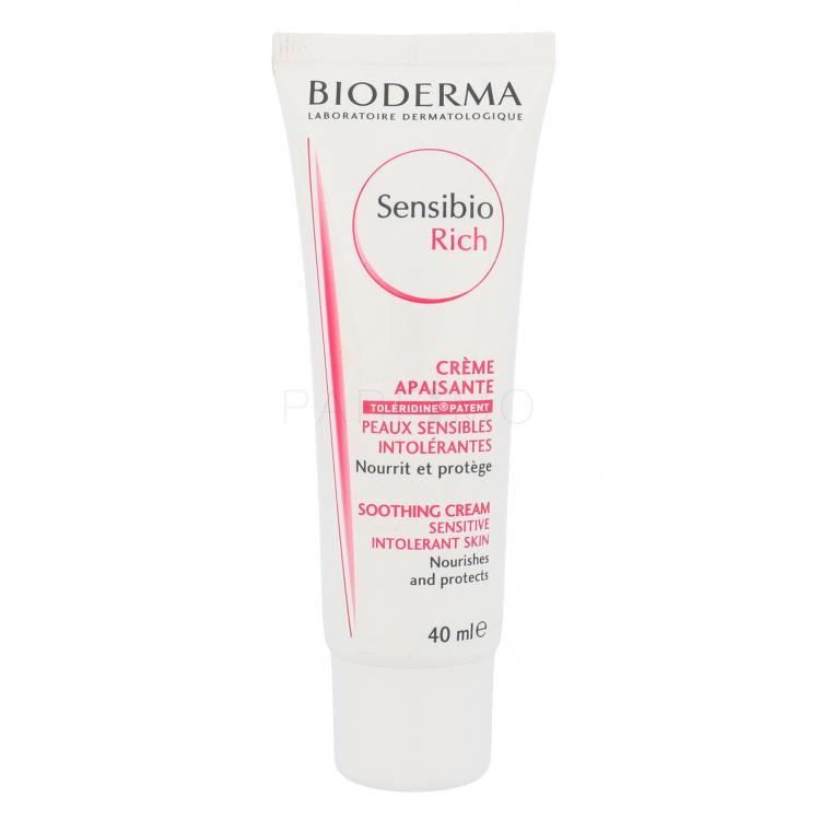 BIODERMA Sensibio Rich Soothing Cream Cremă de zi pentru femei 40 ml