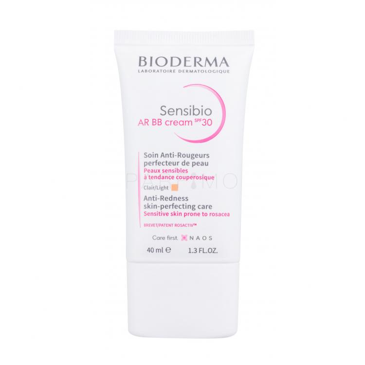 BIODERMA Sensibio AR BB Cream SPF30 Cremă BB pentru femei 40 ml Nuanţă Clair Light