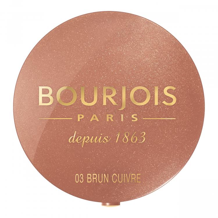 BOURJOIS Paris Little Round Pot Fard de obraz pentru femei 2,5 g Nuanţă 03 Brun Cuivré