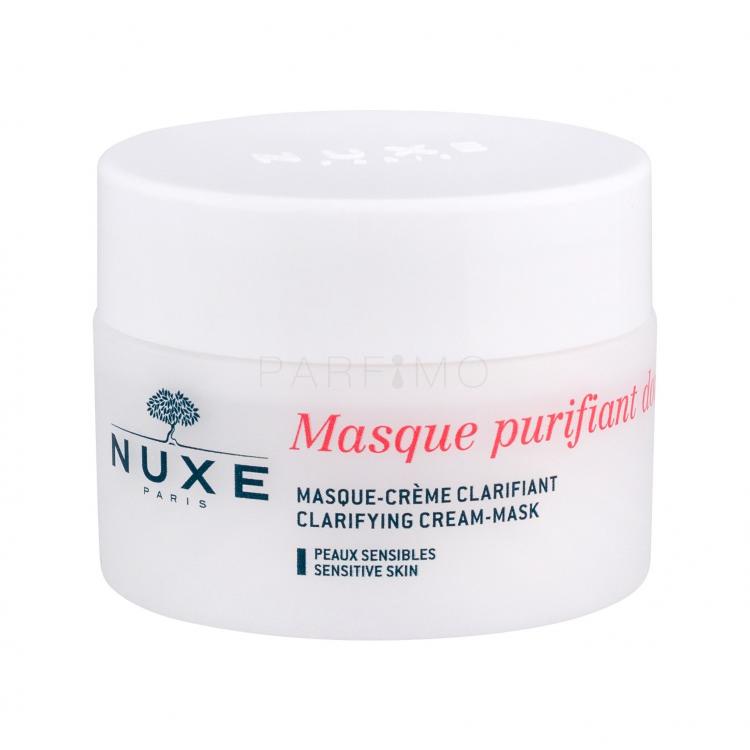 NUXE Rose Petals Cleanser Clarifying Cream-Mask Mască de față pentru femei 50 ml