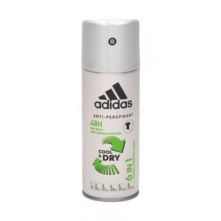Adidas 6in1 Cool &amp; Dry 48h Antiperspirant pentru bărbați 150 ml