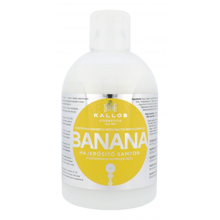 Kallos Cosmetics Banana Șampon pentru femei 1000 ml