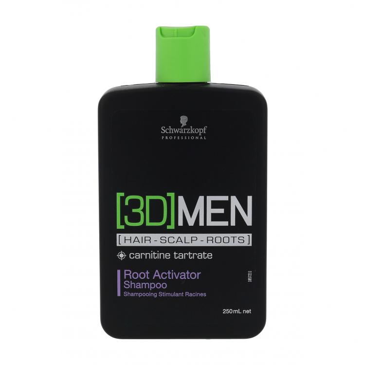 Schwarzkopf Professional 3DMEN Root Activator Șampon pentru bărbați 250 ml