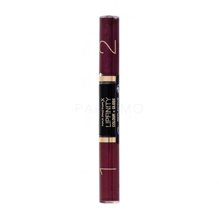 Max Factor Lipfinity Colour + Gloss Ruj de buze pentru femei 2x3 ml Nuanţă 550 Reflective Ruby