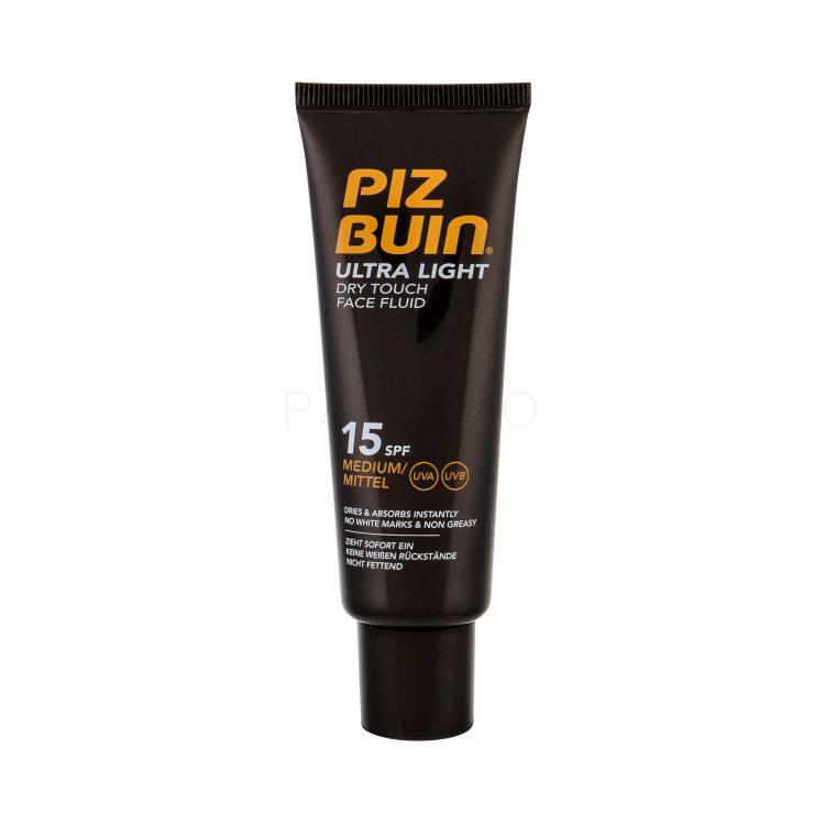 PIZ BUIN Ultra Light Dry Touch Face Fluid SPF15 SPF15 Pentru ten 50 ml