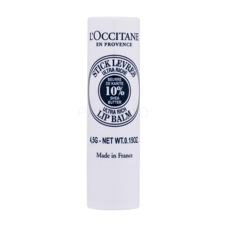 L&#039;Occitane Shea Butter Ultra Rich Lip Balm Stick Balsam de buze pentru femei 4,5 g