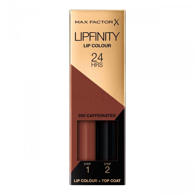 Max Factor Lipfinity 24HRS Lip Colour Ruj de buze pentru femei 4,2 g Nuanţă 200 Caffeinated