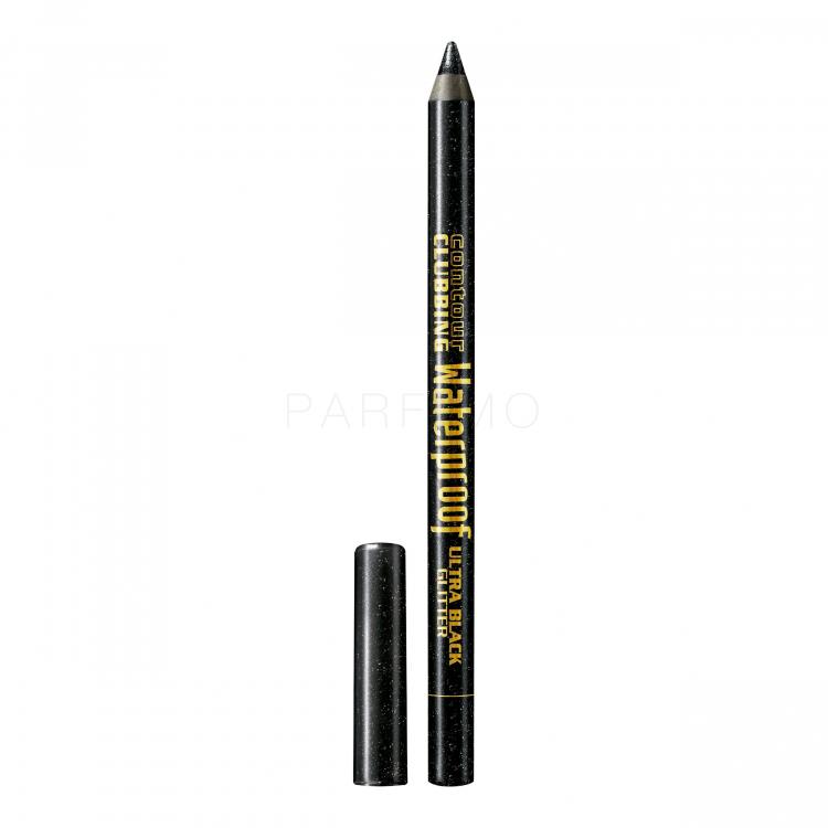 BOURJOIS Paris Contour Clubbing Creion de ochi pentru femei 1,2 g Nuanţă 55 Ultra Black Glitter