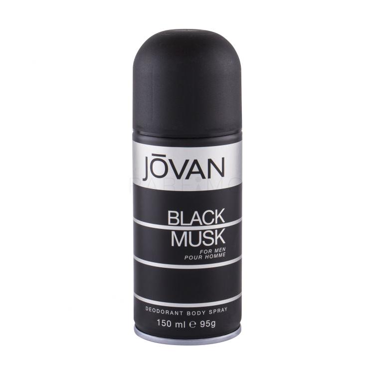 Jövan Musk Black Deodorant pentru bărbați 150 ml
