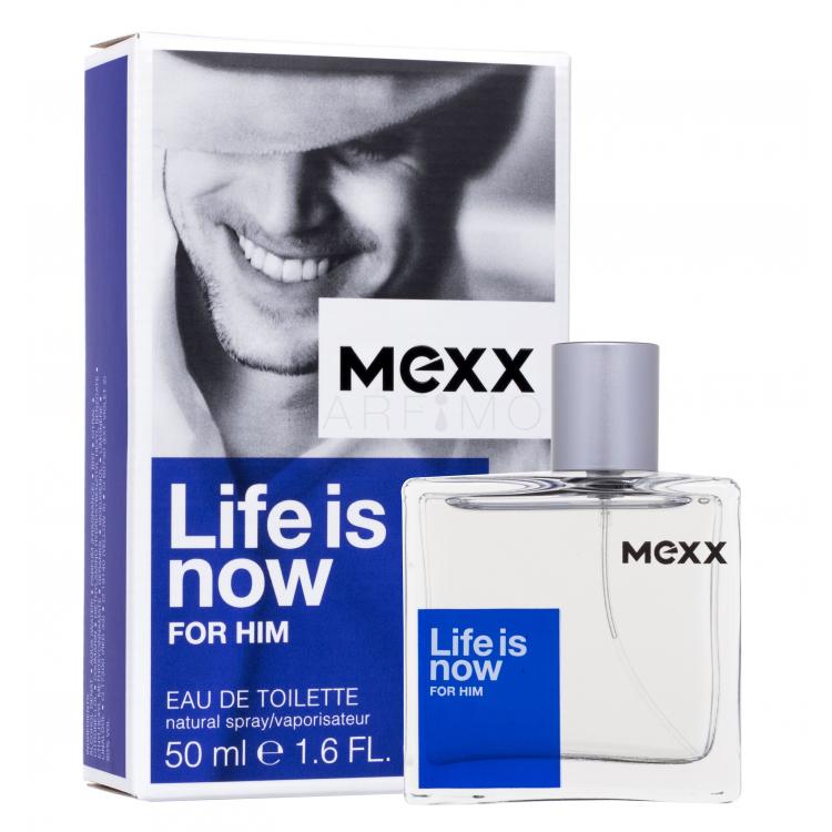 Mexx Life Is Now For Him Apă de toaletă pentru bărbați 50 ml