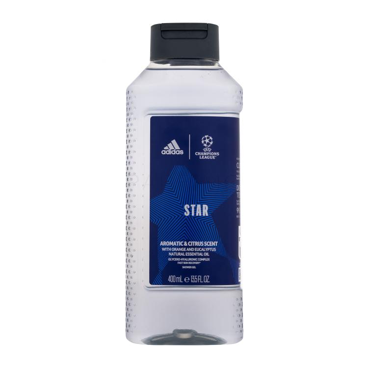 Adidas UEFA Champions League Star Gel de duș pentru bărbați 400 ml