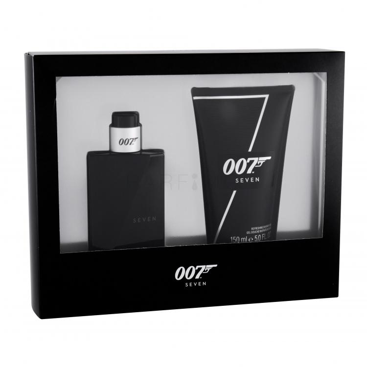 James Bond 007 Seven Set cadou EDT 50 ml + Gel de dus 150 ml