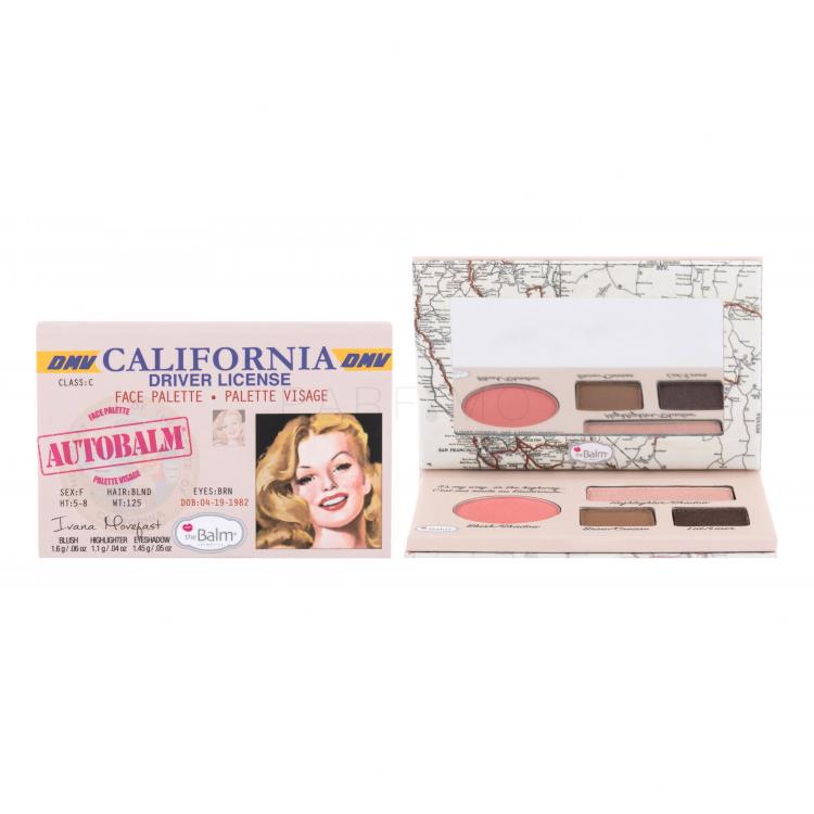 TheBalm Autobalm California Palete de machiaj pentru femei 4,15 g