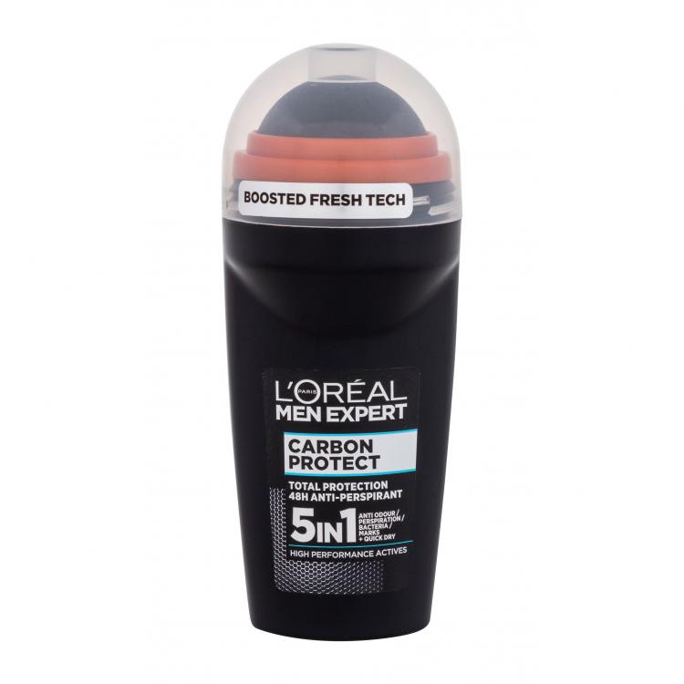 L&#039;Oréal Paris Men Expert Carbon Protect 5in1 Antiperspirant pentru bărbați 50 ml