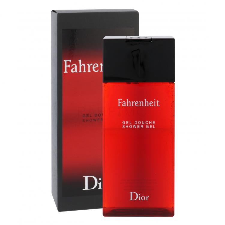 Dior Fahrenheit Gel de duș pentru bărbați 200 ml