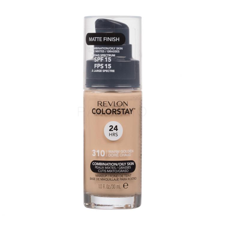 Revlon Colorstay Combination Oily Skin SPF15 Fond de ten pentru femei 30 ml Nuanţă 310 Warm Golden