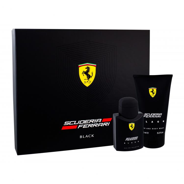 Ferrari Scuderia Ferrari Black Set cadou EDT 75 ml + Gel de dus 150 ml