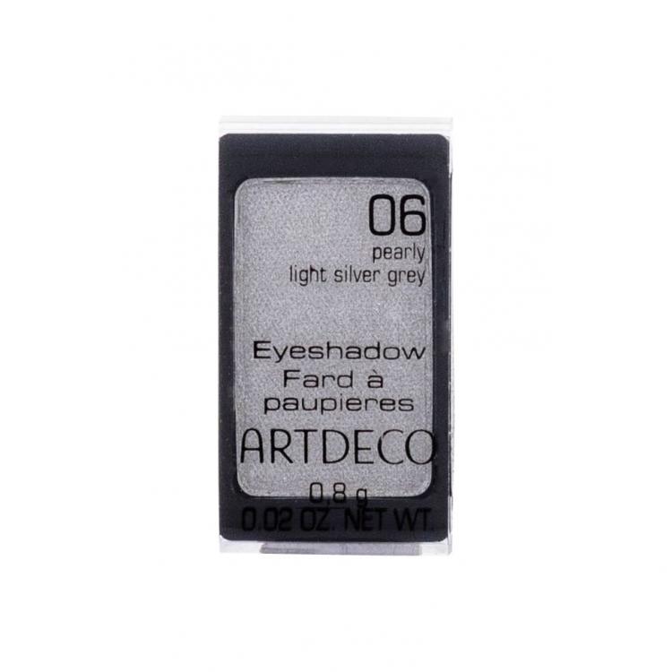 Artdeco Eyeshadow Pearl Fard de pleoape pentru femei 0,8 g Nuanţă 06 Pearly Light Silver Grey