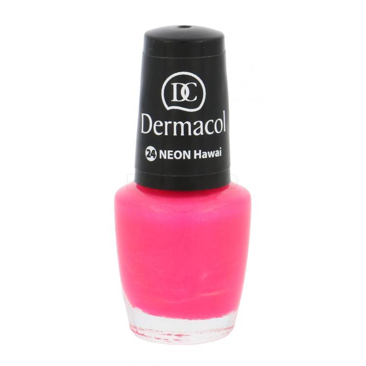 Dermacol Neon Lac de unghii pentru femei 5 ml Nuanţă 24 Hawai