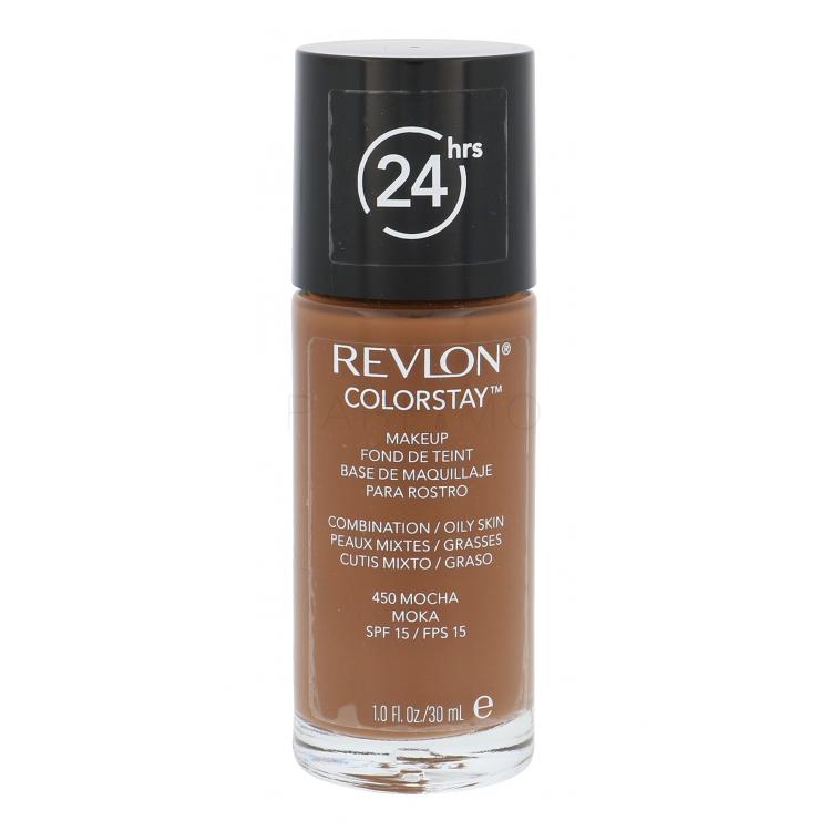 Revlon Colorstay Combination Oily Skin SPF15 Fond de ten pentru femei 30 ml Nuanţă 450 Mocha