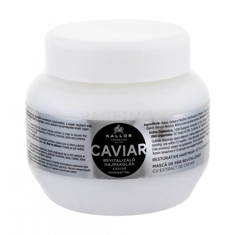 Kallos Cosmetics Caviar Mască de păr pentru femei 275 ml