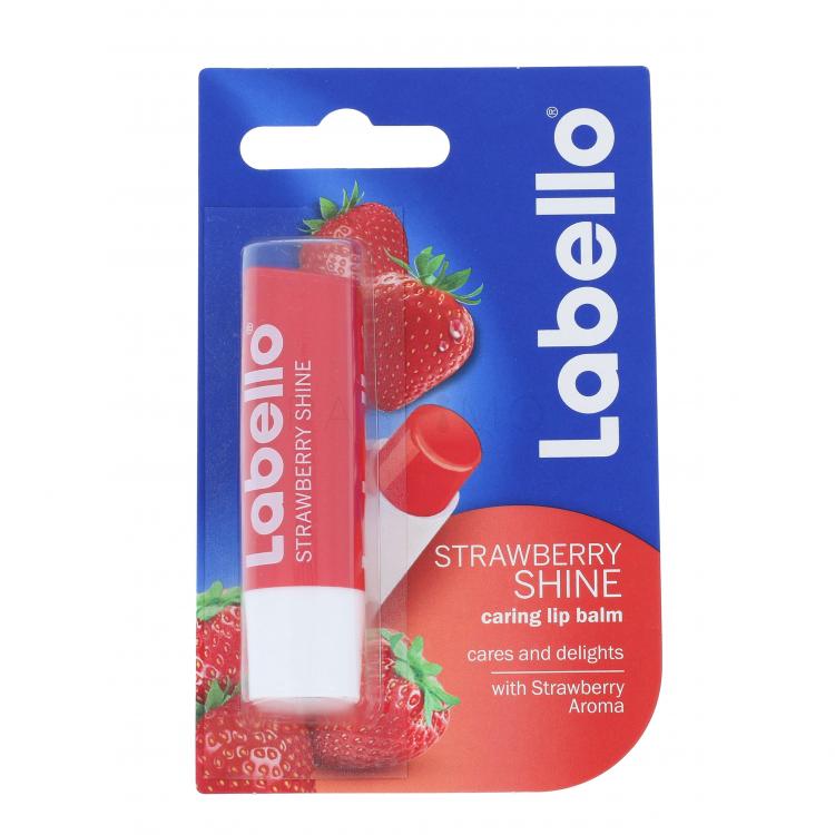 Labello Strawberry Shine Balsam de buze pentru femei 5,5 ml