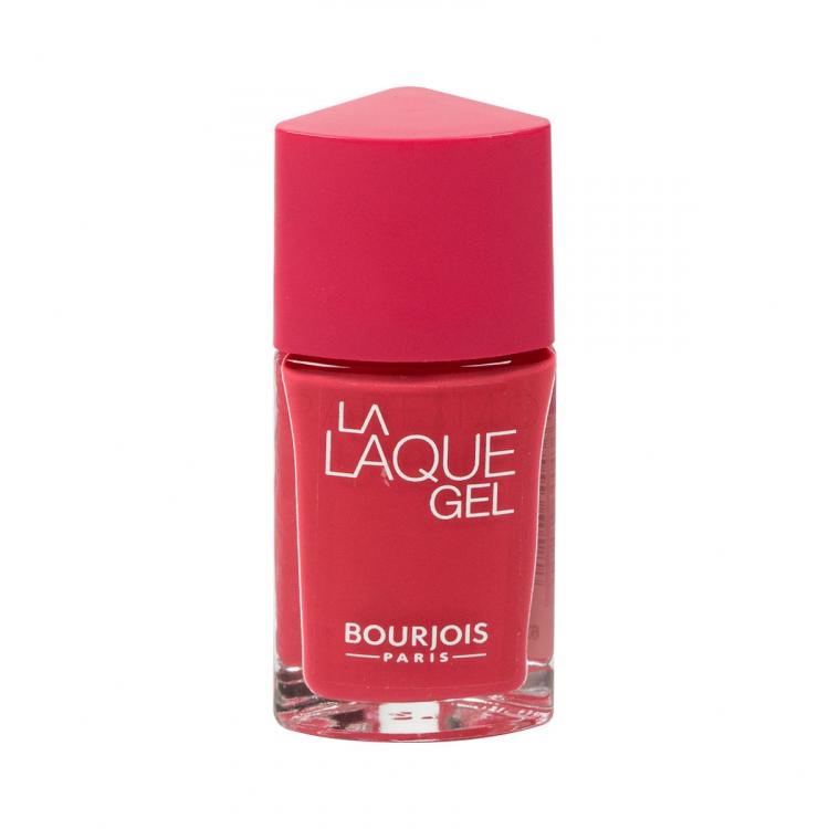 BOURJOIS Paris La Laque Gel Lac de unghii pentru femei 10 ml Nuanţă 4 Flambant Rose