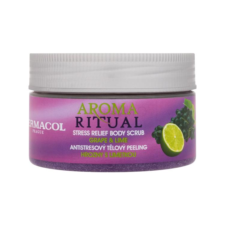 Dermacol Aroma Ritual Grape &amp; Lime Exfoliant de corp pentru femei 200 g