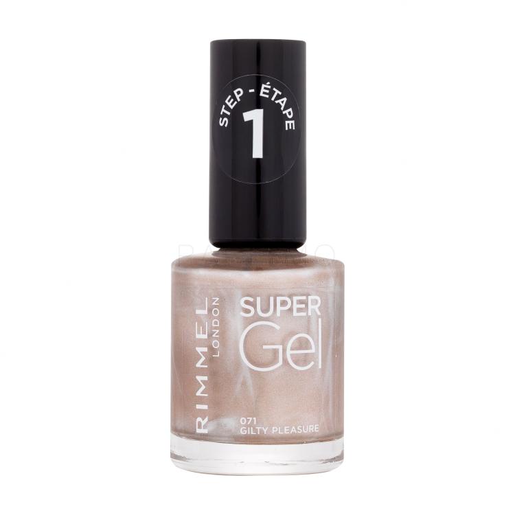 Rimmel London Super Gel STEP1 Lac de unghii pentru femei 12 ml Nuanţă 071 Guilty Pleasure