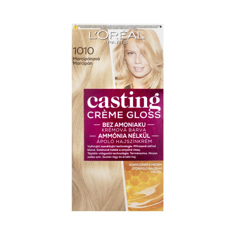 L&#039;Oréal Paris Casting Creme Gloss Glossy Princess Vopsea de păr pentru femei 48 ml Nuanţă 1010 Light Iced Blonde