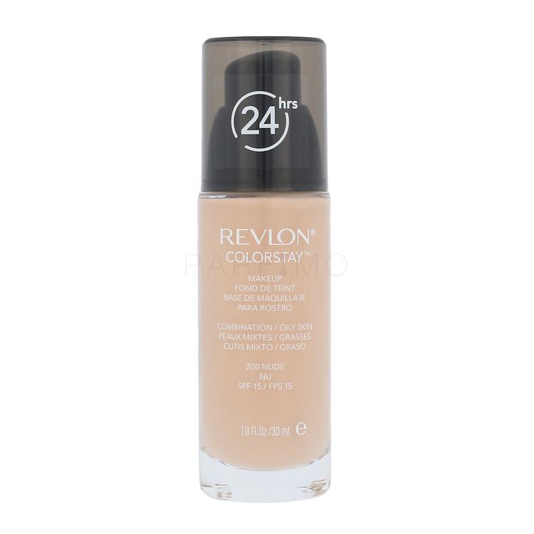 Revlon Colorstay Combination Oily Skin SPF15 Fond de ten pentru femei 30 ml Nuanţă 200 Nude