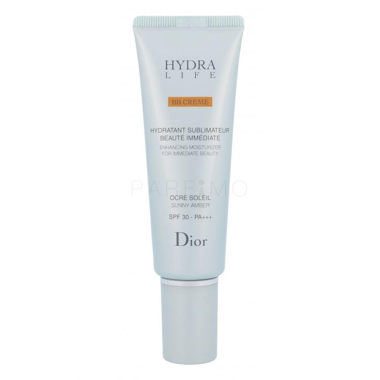 Christian Dior Hydra Life Enhancing Moisturizer SPF30 Cremă BB pentru femei 50 ml Nuanţă 03 Sunny Amber tester