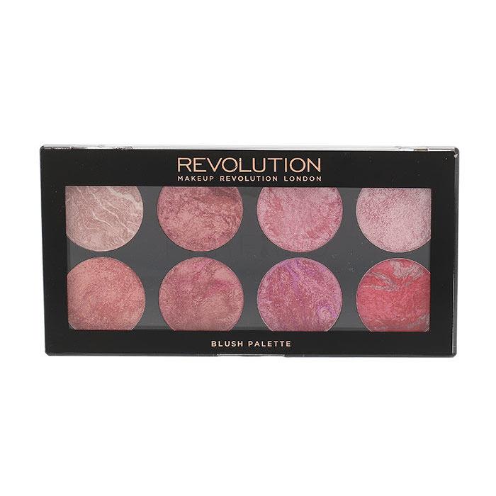 Makeup Revolution London Blush Palette Fard de obraz pentru femei 12,8 g Nuanţă Blush Queen