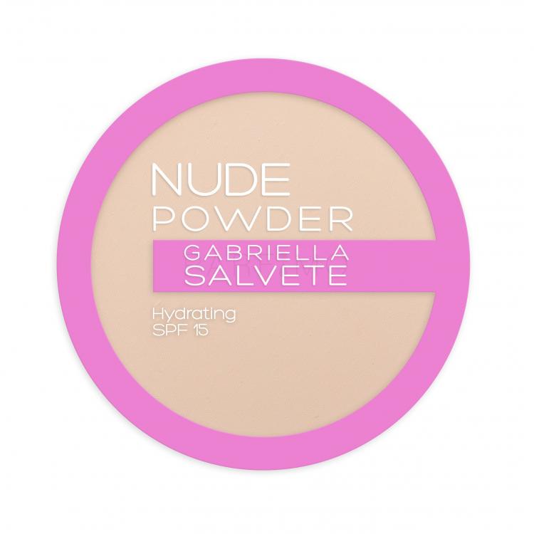 Gabriella Salvete Nude Powder SPF15 Pudră pentru femei 8 g Nuanţă 01 Pure Nude