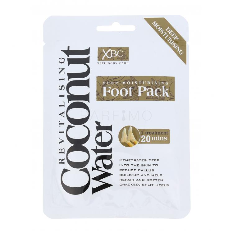 Xpel Coconut Water Deep Moisturising Foot Pack Mască de picioare pentru femei 1 buc
